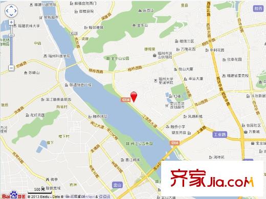 融僑錦江D區(qū)交通圖