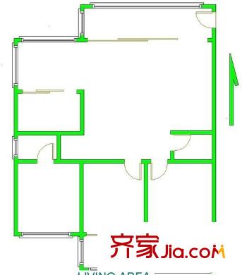 世紀(jì)東方 3室 戶型圖
