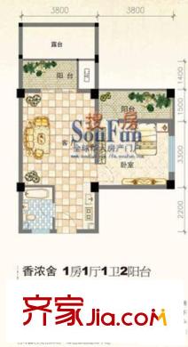 福晟錢隆首府 戶型圖