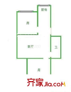 銀湖花園 2室 戶型圖