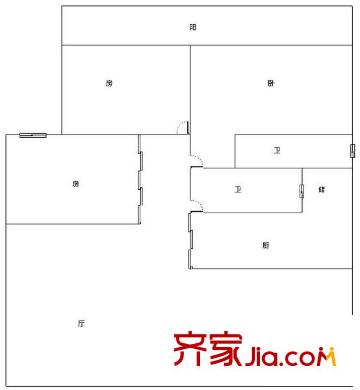 盛世名門 4室 戶型圖