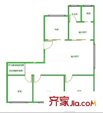 泉塘二區(qū) 4室 戶型圖