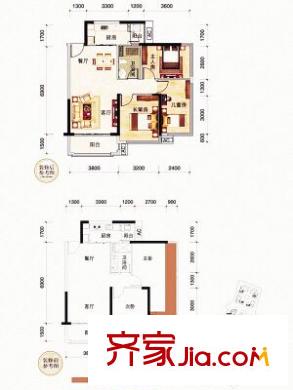 金牛御景 5室 戶型圖