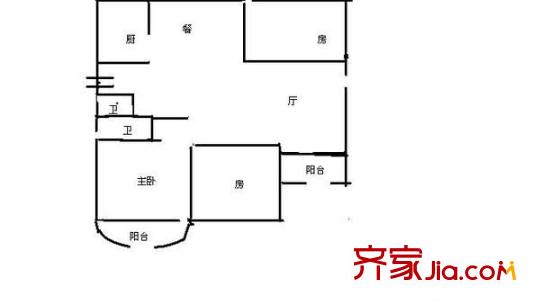 濱江麗景一期狀元山莊戶(hù)型圖狀元山莊 3室 戶(hù)型圖 3室2廳2衛(wèi)1廚