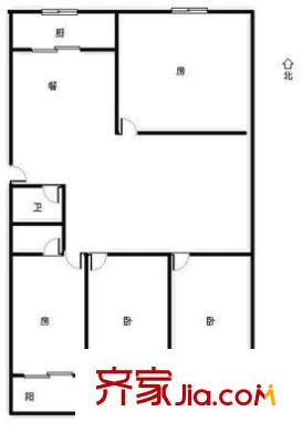  陽光水岸 3室戶型圖