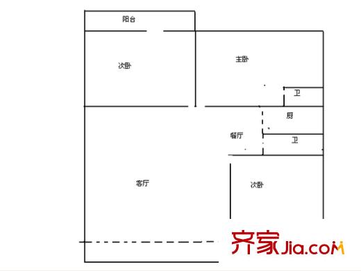 金山碧水二期龍鳳苑戶型圖金山碧水二期龍鳳苑 3室 戶型圖 3室2廳2衛(wèi)1廚