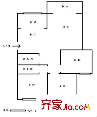 金山碧水二期龍鳳苑戶型圖金山碧水二期龍鳳苑 3室 戶型圖 3室2廳2衛(wèi)1廚