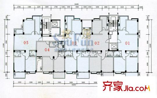 富商世家 戶型圖