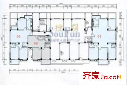 富商世家戶型圖