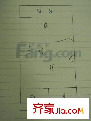 富商世家 2室 戶型圖