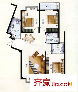 中聯(lián)水岸名居 戶型圖