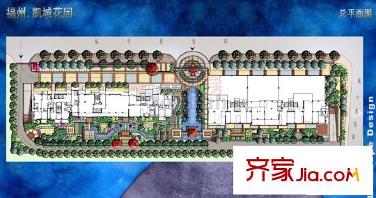 優(yōu)派凱城戶型圖總平面圖 3室1廳1衛(wèi)1廚