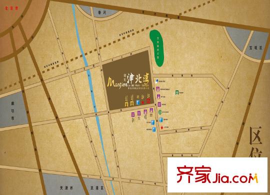 林語花園區(qū)位圖