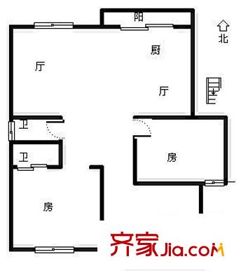 金山碧水二期水口苑戶型圖金山碧水二期水口苑 2室 戶型圖 2室2廳2衛(wèi)1廚