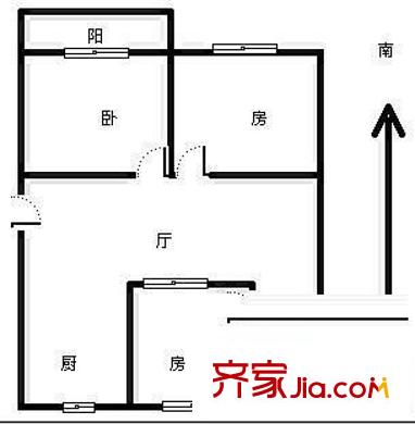 光祿新坊 3室 戶型圖