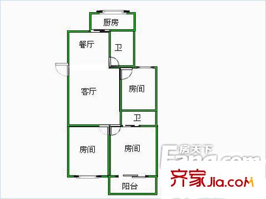 福瑞花園 戶型圖
