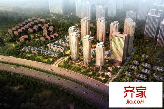 奕聰花園鳥瞰效果圖