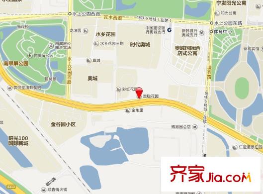 奕聰花園交通圖