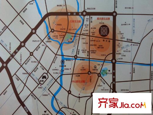 中環(huán)福境區(qū)位圖