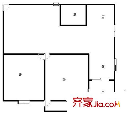 保定小區(qū) 3室 戶型圖
