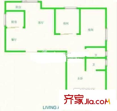 盛景黃山 3室戶型圖