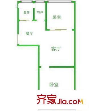 盛景黃山 2室戶(hù)型圖