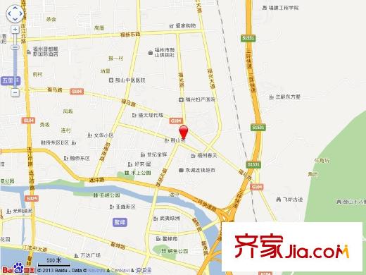 上洋小區(qū)交通圖