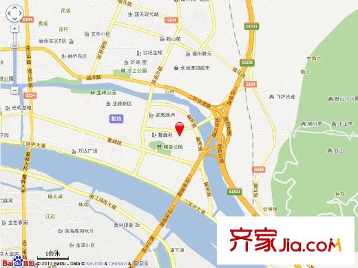 水岸華庭交通圖