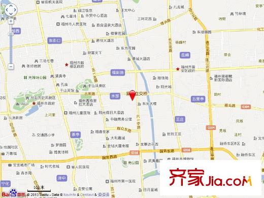 鳳翔大第交通圖