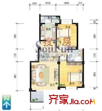 金山桔園二期嘉園戶型圖金山桔園二期嘉園 6室 戶型圖 6室2廳2衛(wèi)1廚