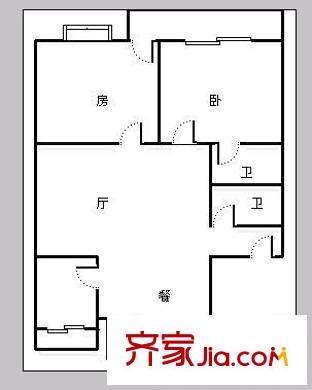 金山桔園二期嘉園戶型圖金山桔園二期嘉園 5室 戶型圖 5室2廳2衛(wèi)1廚