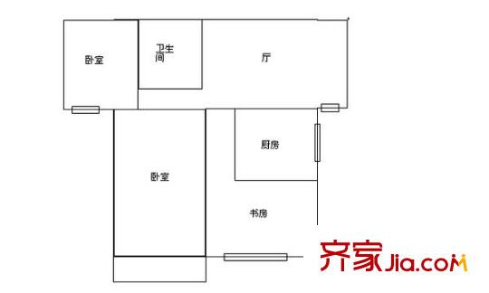 省直屏東小區(qū) 3室 戶型圖
