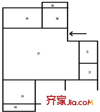 湖畔小區(qū) 4室 戶型圖