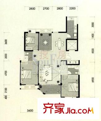 蒼霞新城戶型圖