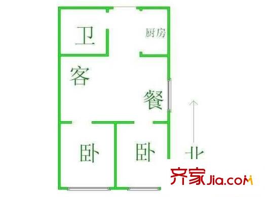 陽光365 2室 戶型圖