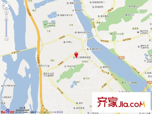 濱江麗景三期美麗園交通圖