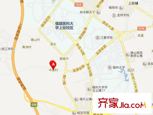 中美小區(qū)交通圖