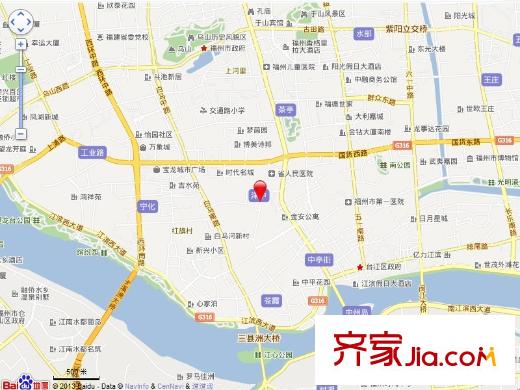 洋中花園文景苑交通圖