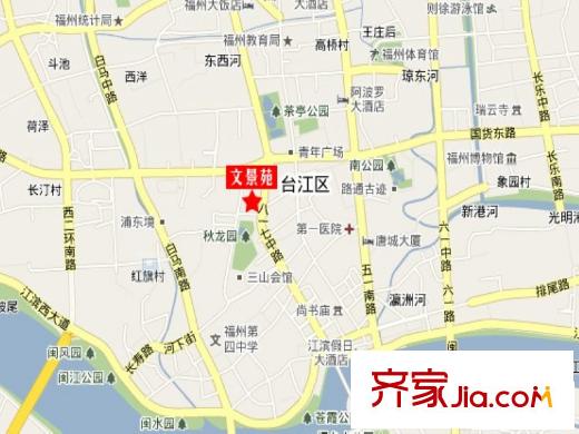 洋中花園文景苑交通圖