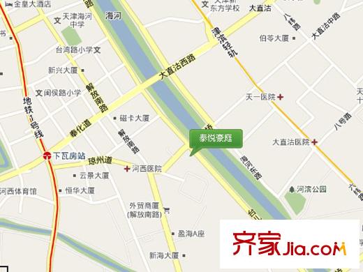 泰悅豪庭電子地圖