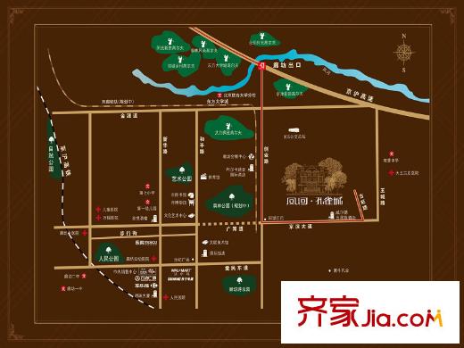 鳳河孔雀城區(qū)位圖