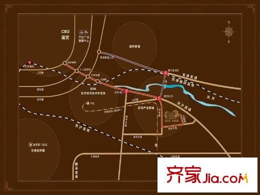 鳳河孔雀城交通圖