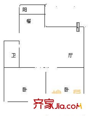 時(shí)代美景 3室 戶型圖