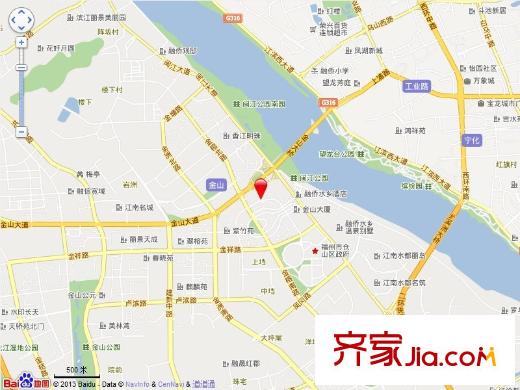 金山碧水一期醉棠苑交通圖