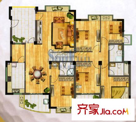 三盛果嶺生活戶型圖