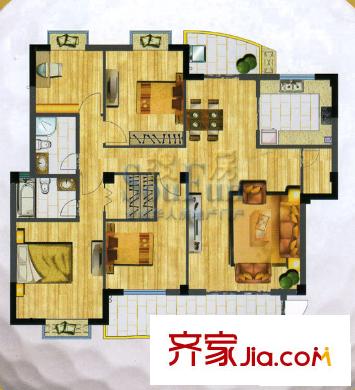 三盛果嶺生活戶型圖