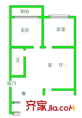輝福小區(qū) 3室 戶型圖
