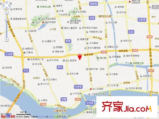 輝福小區(qū)交通圖