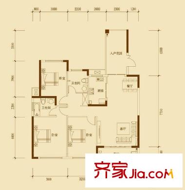 貴安新天地貴香苑 戶型圖