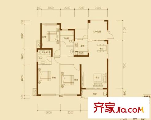 貴安新天地貴香苑 戶(hù)型圖